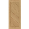 Torino Oak Single Absolute Evokit Pocket Door - Prefinished