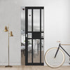 Handmade Eco-Urban Tromso 8 Pane 1 Panel Single Absolute Evokit Pocket Door DD6402G Clear Glass - Colour & Size Options