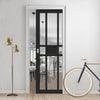 Handmade Eco-Urban® Tromso 8 Pane 1 Panel Single Evokit Pocket Door DD6402G Clear Glass - Colour & Size Options