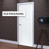 OUTLET - Mistral White Flush Door - No Damage, Old Packaging