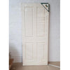 OUTLET - Fire Proof Victorian 4 Panel Fire Door - Woodgrained Surface - 1/2 Hour Fire Rated - White Primed - Door Dirty, Bad Packaging