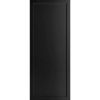 Bespoke industrial style panelled interior door