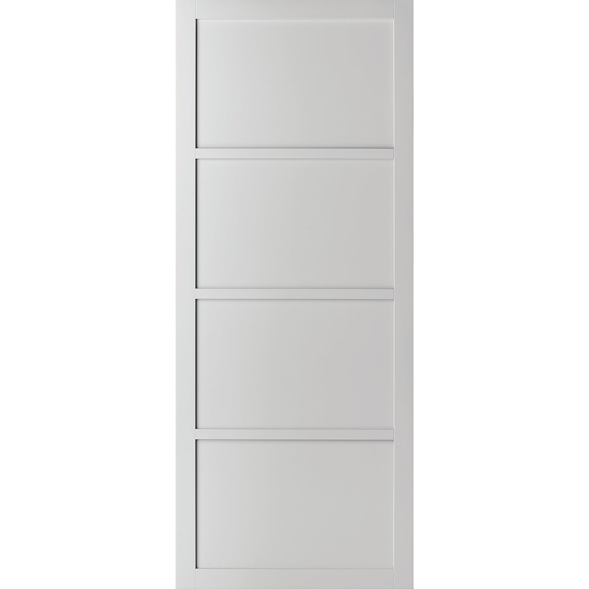 Bespoke industrial style panelled interior door