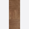 Tres Walnut Flush Fire Door - 30 Minute Fire Rated - Prefinished