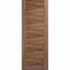 Bespoke Vancouver Walnut 5P Flush Double Frameless Pocket Door Detail - Prefinished