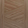 Bespoke Zeus Walnut Flush Double Frameless Pocket Door Detail - Prefinished