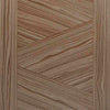 Bespoke Zeus Walnut Flush Double Frameless Pocket Door Detail - Prefinished