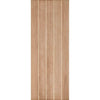 Minimalist Wardrobe Door & Frame Kit - Two Wexford Oak Panel Doors - Unfinished