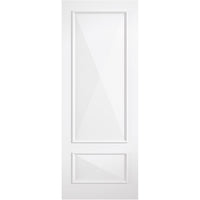 Knightsbridge 2 Panel Door Pair - Raised Mouldings - White Primed