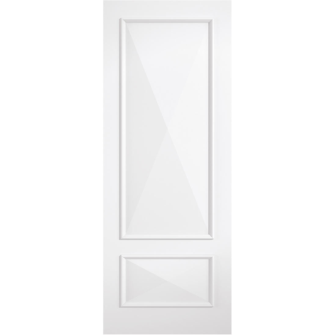 Knightsbridge 2 Panel Door Pair - Raised Mouldings - White Primed