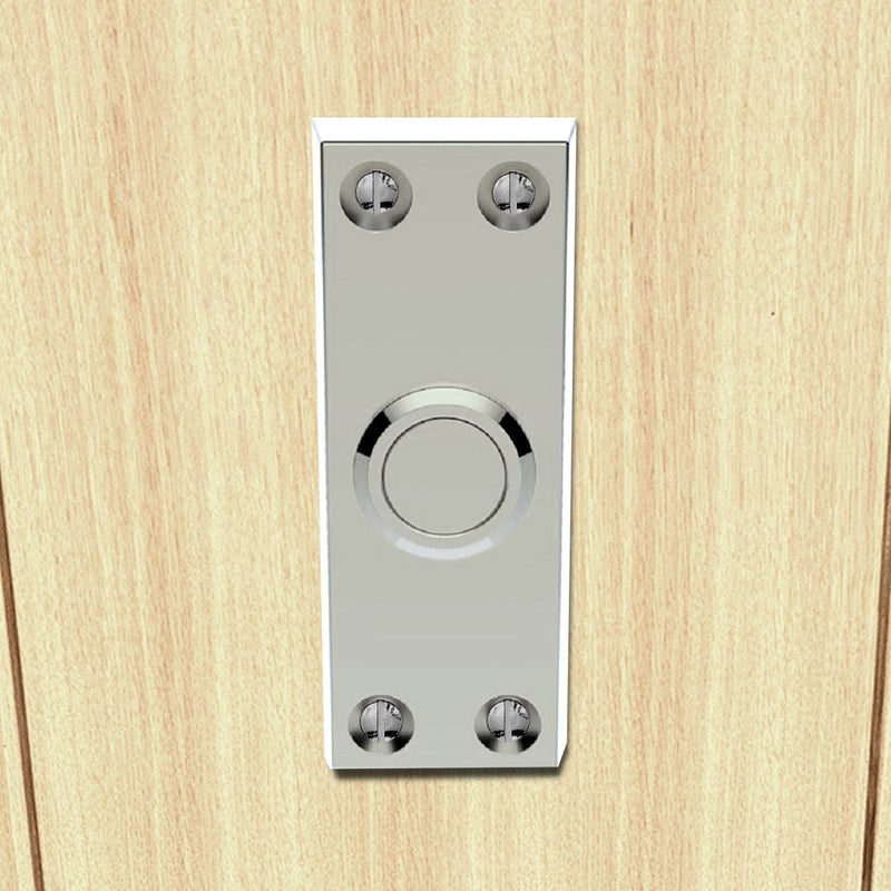 AA31 Victorian Oblong Bell Push - 3 Finishes