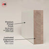Room Divider - Handmade Eco-Urban® Baltimore Door Pair DD6301C - Clear Glass - Premium Primed - Colour & Size Options