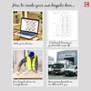 Four slides of the process of ordering bespoke pocket doors rom DirectDoors.com