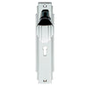 Art Deco ADR021 Knob Lock Door Handles on Backplate - 2 Finishes