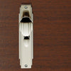 Art Deco ADR023 Bathroom Backplate Knob Lock Door Handles - 2 Finishes