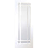 Cheshire White Single Evokit Pocket Door Detail - Clear Glass - Primed