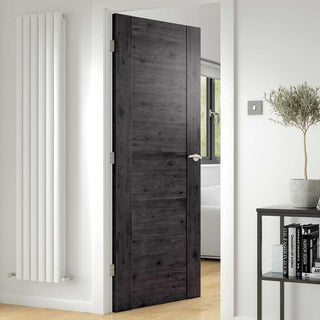 Image: Modern interior grey door