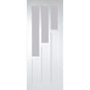 Alexander Lightly Grained Internal PVC Door Pair - Glass Options