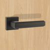 Forme Alila Designer Lever on Minimal Square Rose - Matt Black