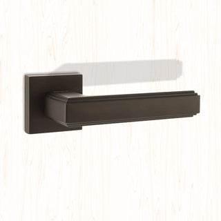 Image: Forme Alila Designer Lever on Minimal Square Rose - Urban Dark Bronze