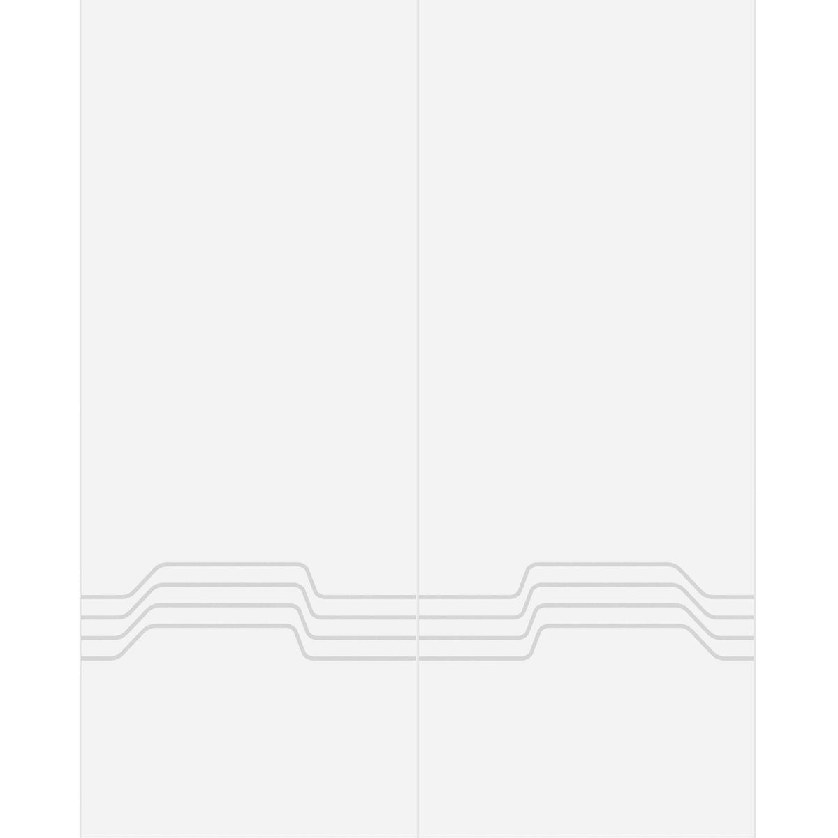 Double Glass Sliding Door - Allanton 8mm Obscure Glass - Obscure Printed Design - Planeo 60 Pro Kit