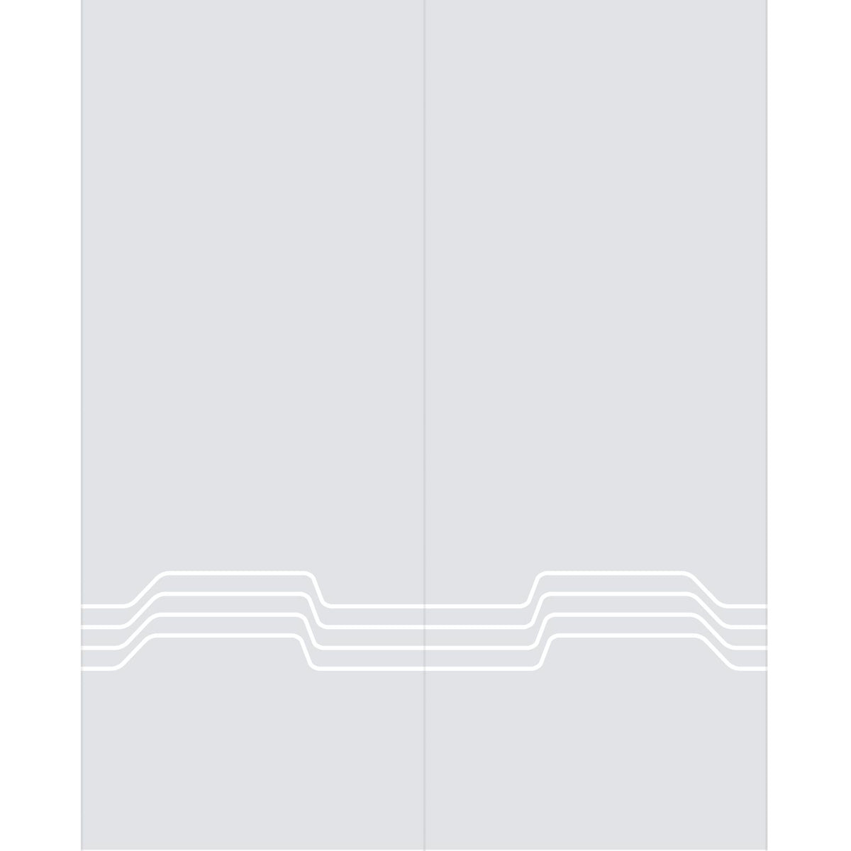 Double Glass Sliding Door - Allanton 8mm Clear Glass - Obscure Printed Design - Planeo 60 Pro Kit