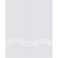 Double Glass Sliding Door - Allanton 8mm Clear Glass - Obscure Printed Design - Planeo 60 Pro Kit
