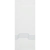 Allanton 8mm Obscure Glass - Clear Printed Design - Double Evokit Pocket Door
