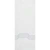 Allanton 8mm Obscure Glass - Clear Printed Design - Single Absolute Pocket Door
