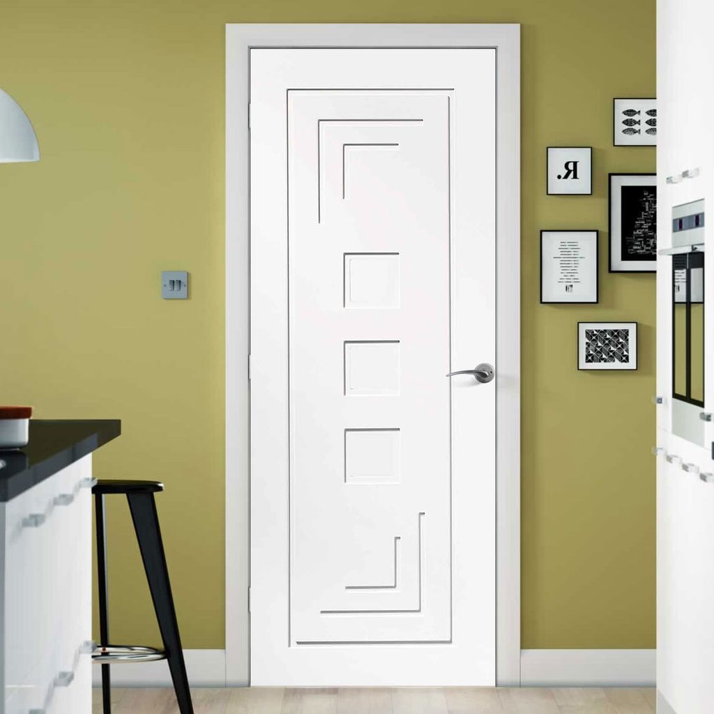 Bespoke Altino Flush Door - White Primed - From Xl Joinery