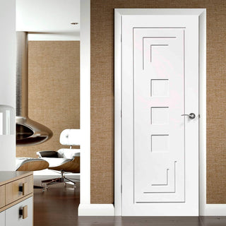 Image: Door and frame kit Altino flush door primed