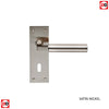 Amiata Lever on Backplate Lock 57mm - 6 Finishes (Pair)