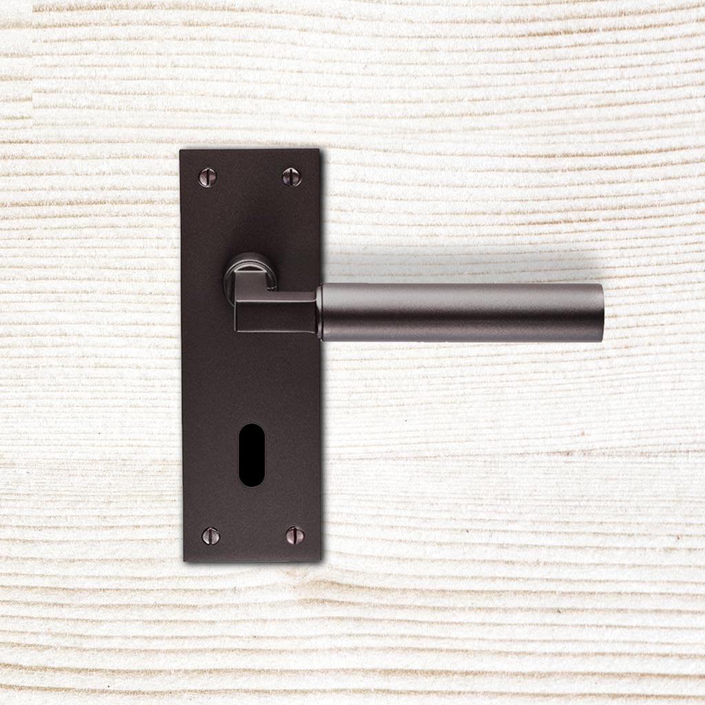 Amiata Lever on Backplate Lock 57mm - 6 Finishes (Pair)