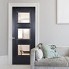 Black colour interior door from LPD Joinery