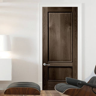 Image: prefinished bespoke andria oak door raised moulding