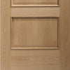 Bespoke oak veneer interior door
