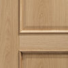 Bespoke Andria Oak 2 Panel Door Pair - Raised Mouldings