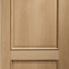 Bespoke Andria Oak 2 Panel Door Pair - Raised Mouldings