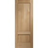 Bespoke Andria Oak 2 Panel Door Pair - Raised Mouldings