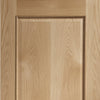 Bespoke oak veneer interior door