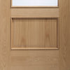 Bespoke Andria Oak 1L Glazed Door Pair