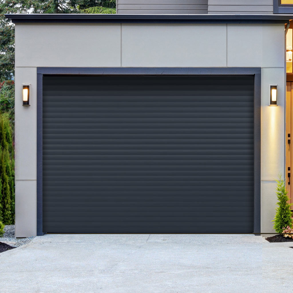 Gliderol Electric Insulated Roller Garage Door from 1995 to 2146mm Wide - Anthracite