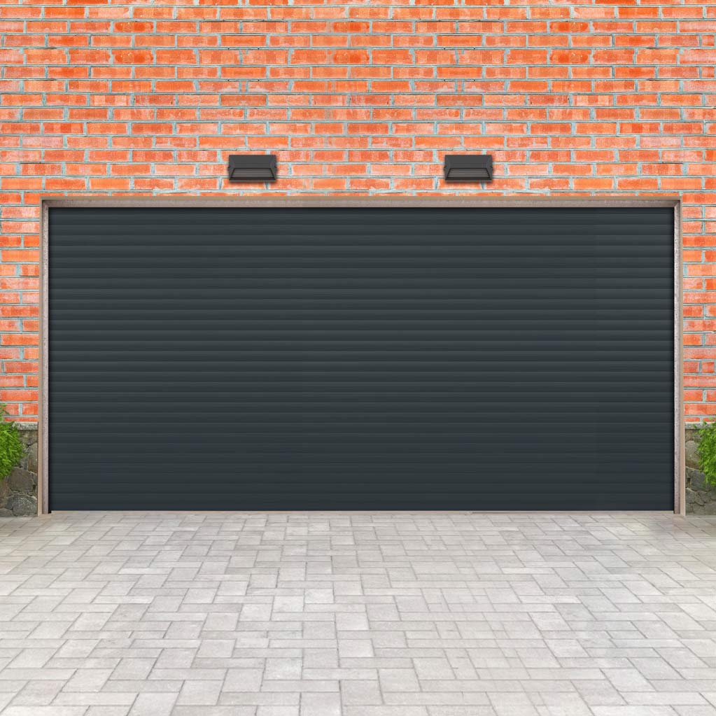 Gliderol Electric Insulated Roller Garage Door from 3360 to 4290mm Wide - Anthracite