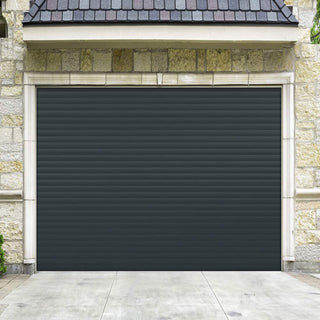 Image: Gliderol Electric Insulated Roller Garage Door from 1900 to 1994mm Wide - Anthracite