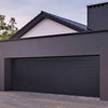 Gliderol Electric Insulated Roller Garage Door from 4711 to 5320mm Wide - Laminated Woodgrain Anthracite
