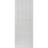 Bespoke Palermo Flush Single Pocket Door Detail - White Primed