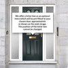 Premium Composite Front Door Set with Two Side Screens - Arnage 2 Abstract Glass - Shown in Anthracite Grey