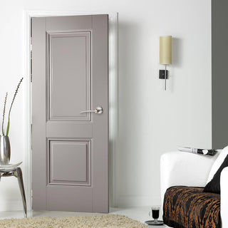 Image: Modern panel grey interior door