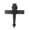 Black Single Sliding Track - Barn Style - Arrowhead Hanger