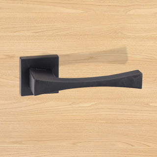 Image: Forme Artemide Designer Lever on Minimal Square Rose - Matt Black